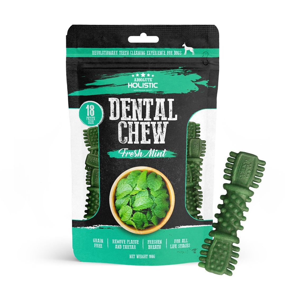 Absolute Holistic Value Pack Dental Chews for Dogs - Fresh Mint (160g)