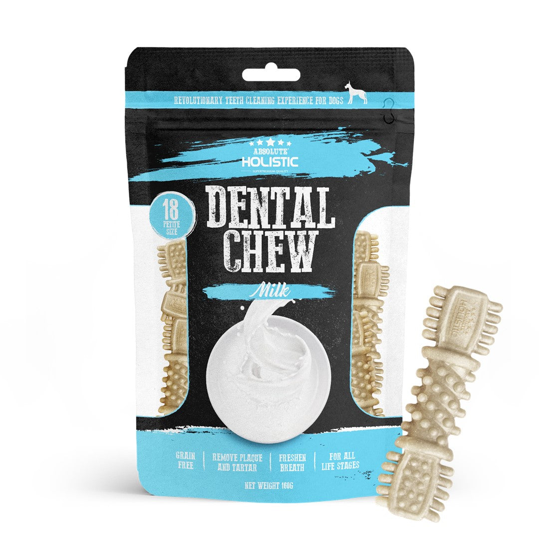 Absolute Holistic Value Pack Dental Chews for Dogs - Milk (160g)