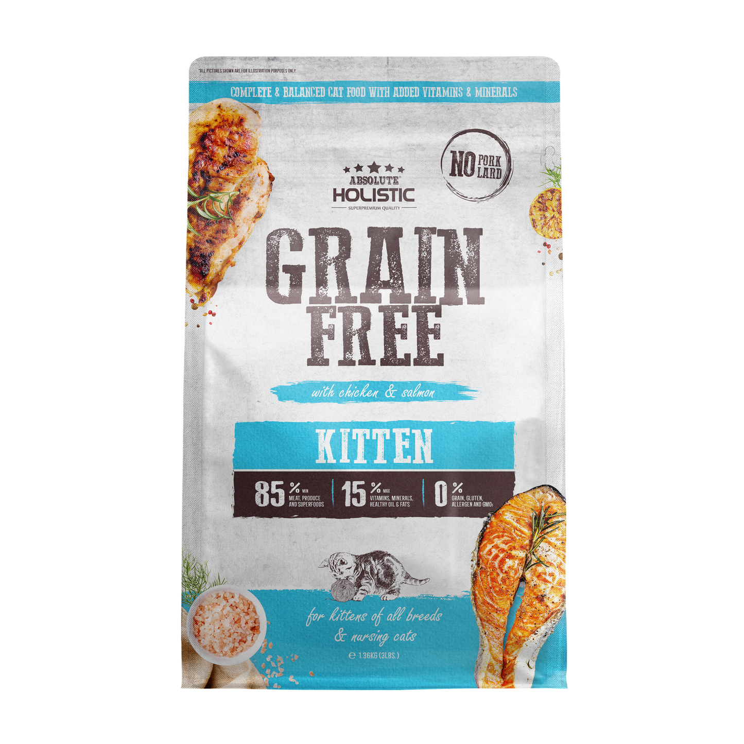 Absolute Holistic Grain Free Kibbles | Kitten Dry