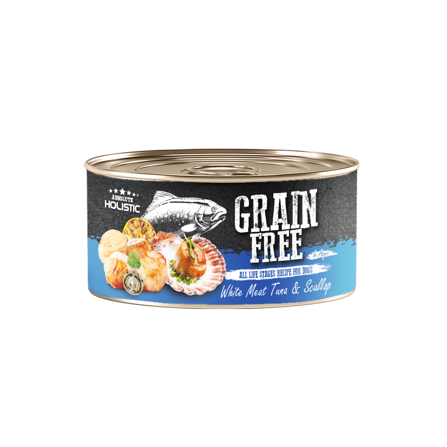 Absolute Holistic Grain Free for Dogs | White Meat Tuna & Scallop