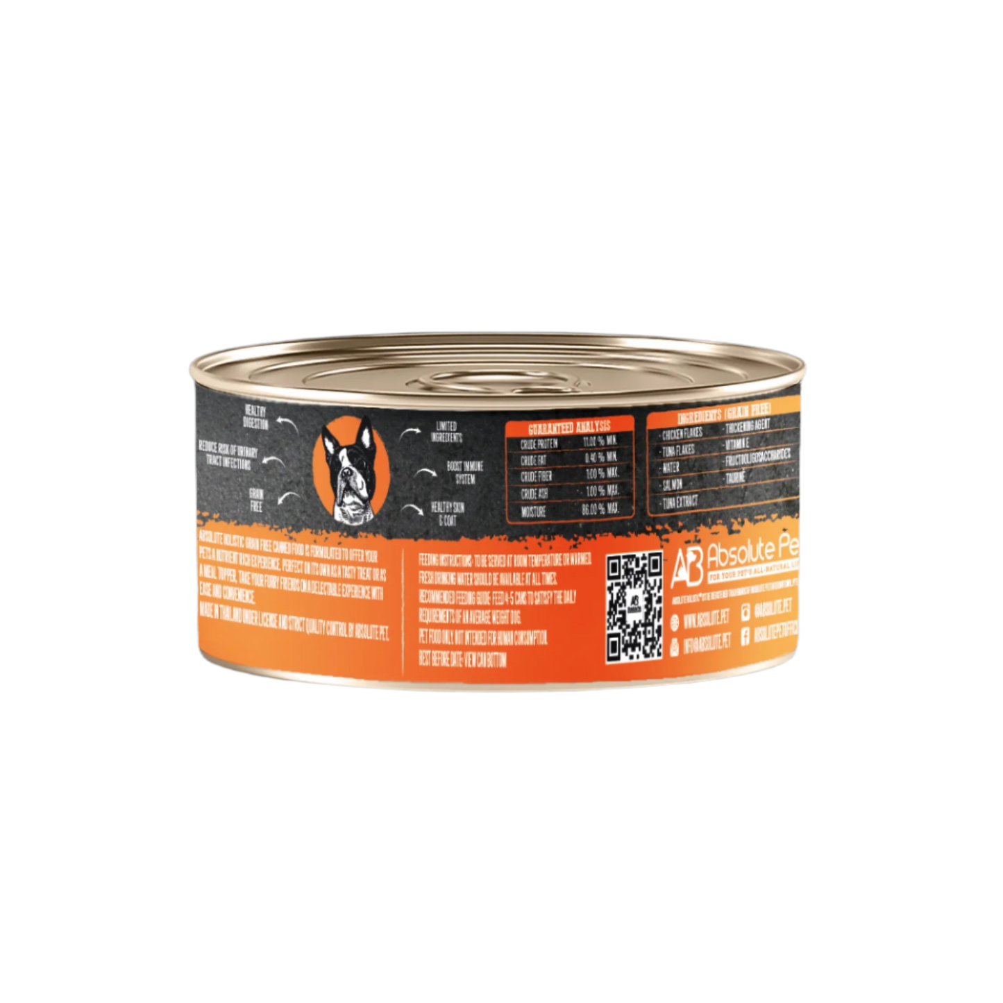 Absolute Holistic Grain Free for Dog | Shredded Chicken & Salmon