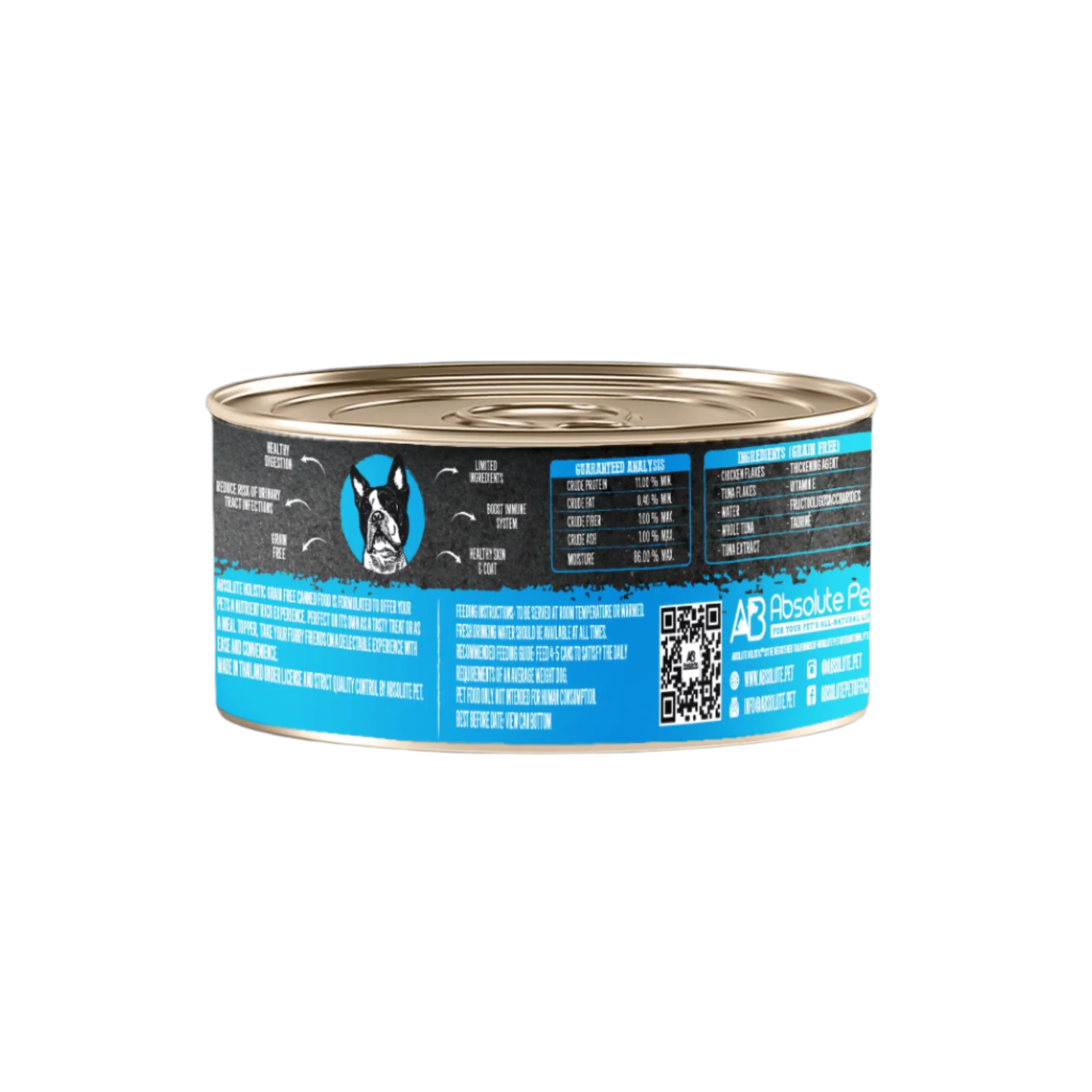 Absolute Holistic Grain Free for Dogs | Shredded Chicken & Skipjack