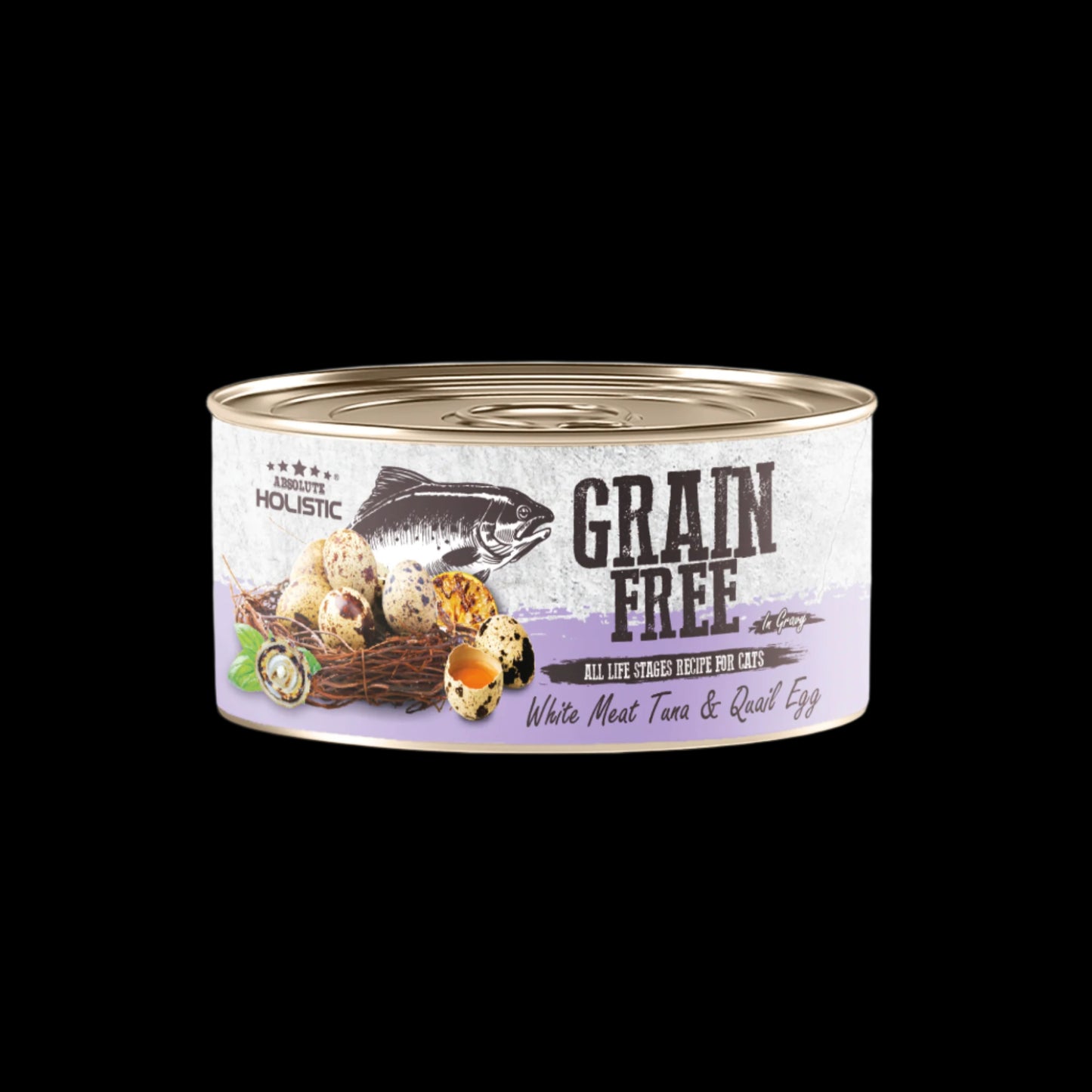 Absolute Holistic Grain Free for Cats | White Meat Tuna & Quail Egg
