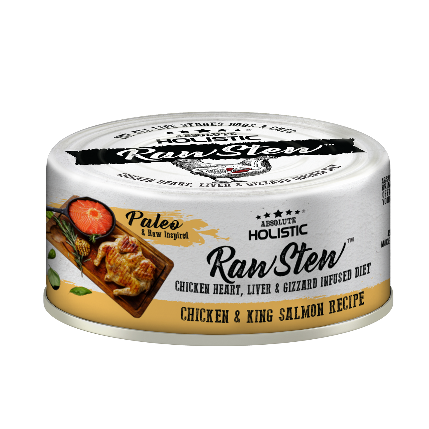 Absolute Holistic Raw Stew | Chicken & Salmon