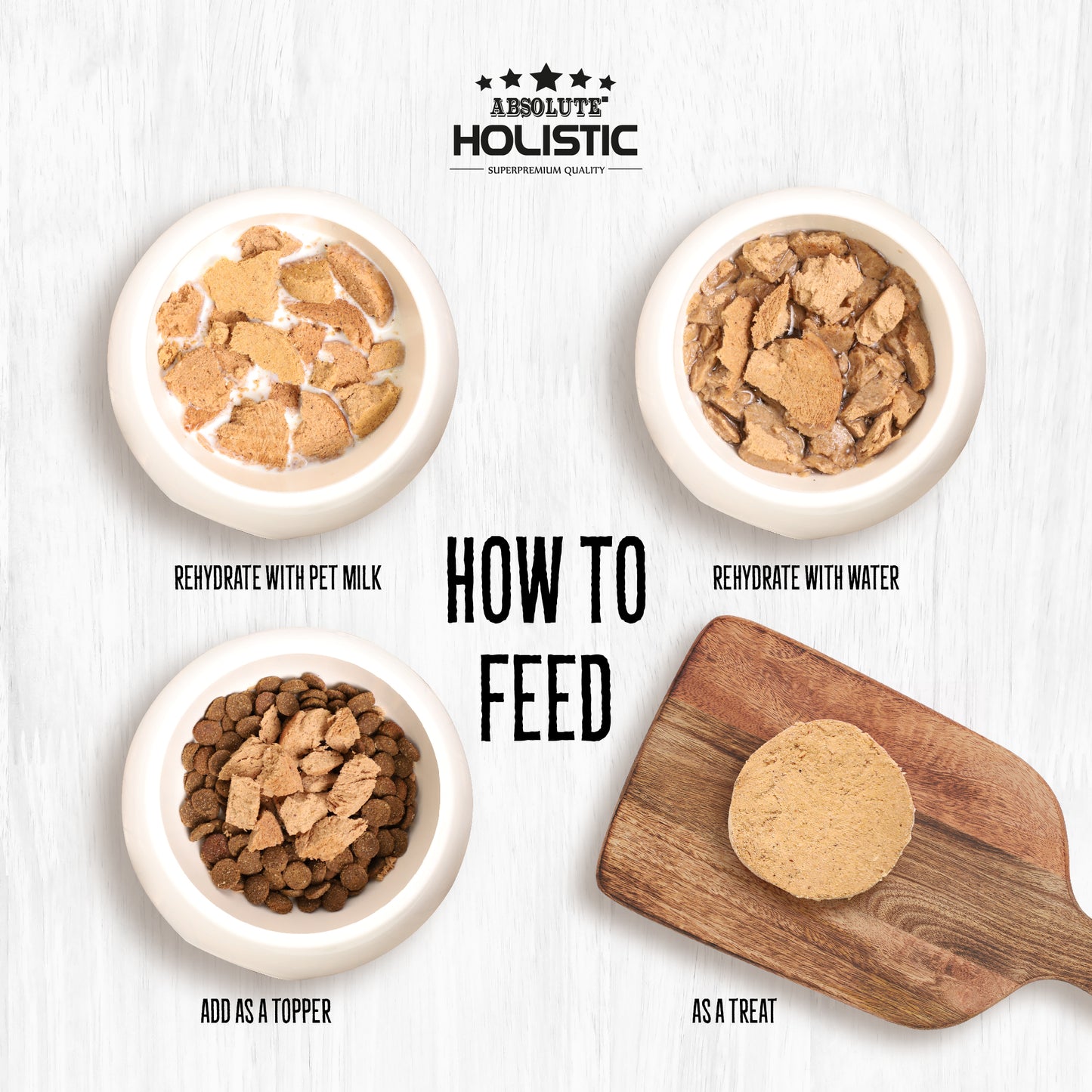 Absolute Holistic Freeze Dried Patties for Cats | Turkey