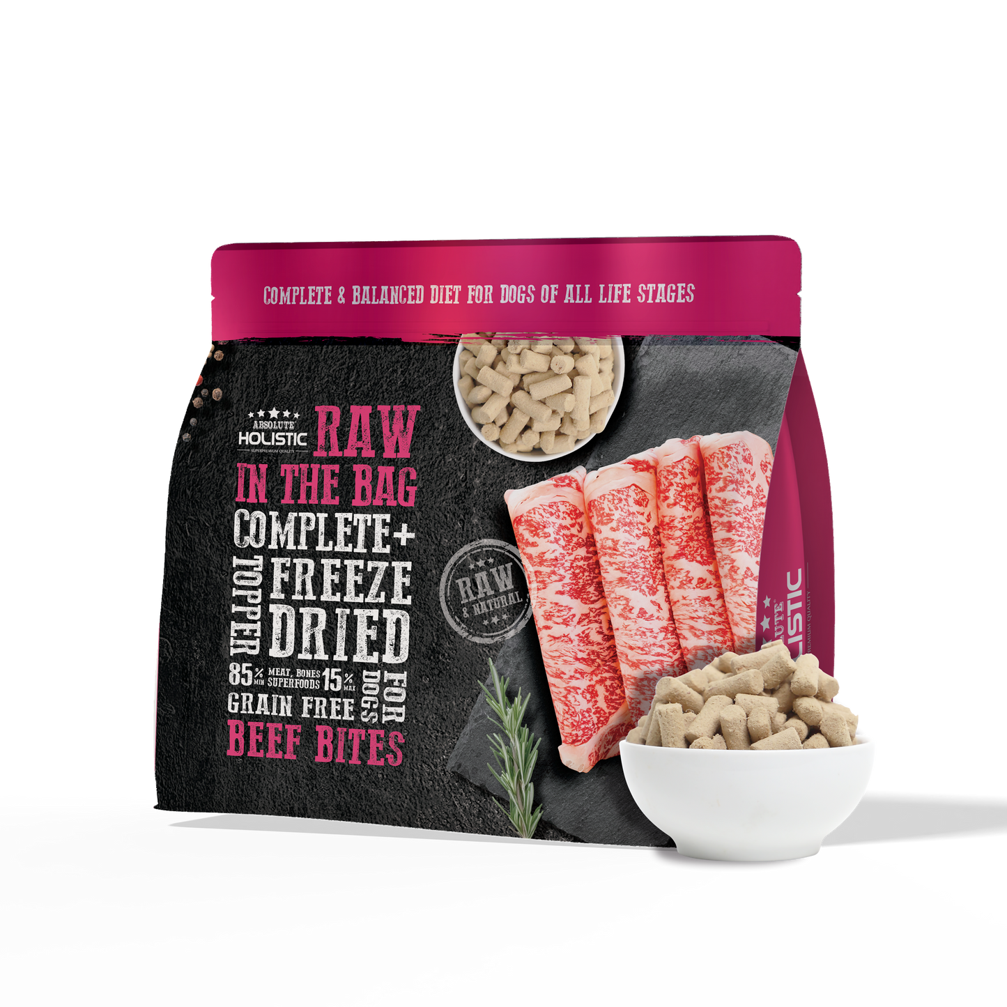 Absolute Holistic Freeze Dried Raw In The Bag | Beef Bites