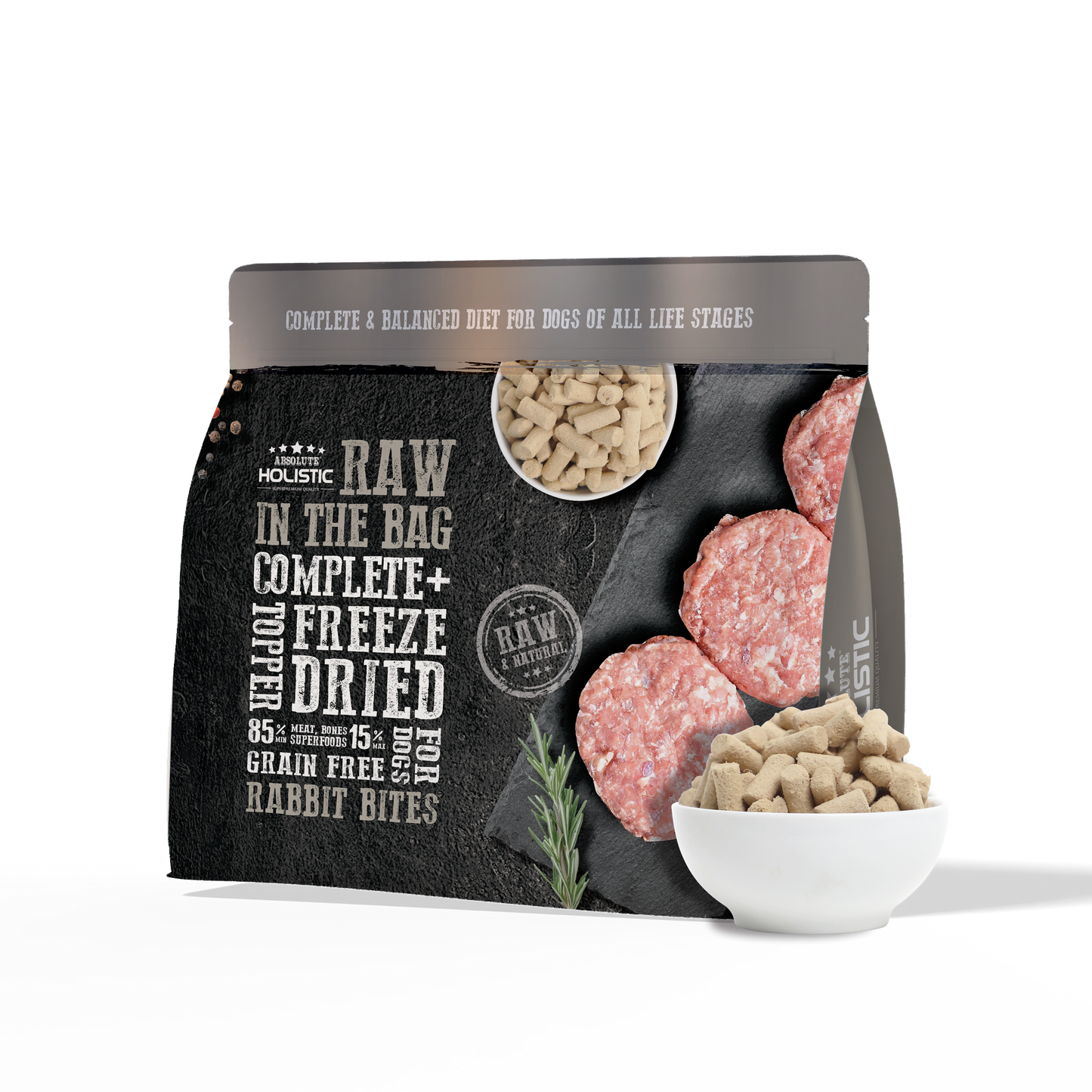 Absolute Holistic Freeze Dried Raw In The Bag | Rabbit Bites