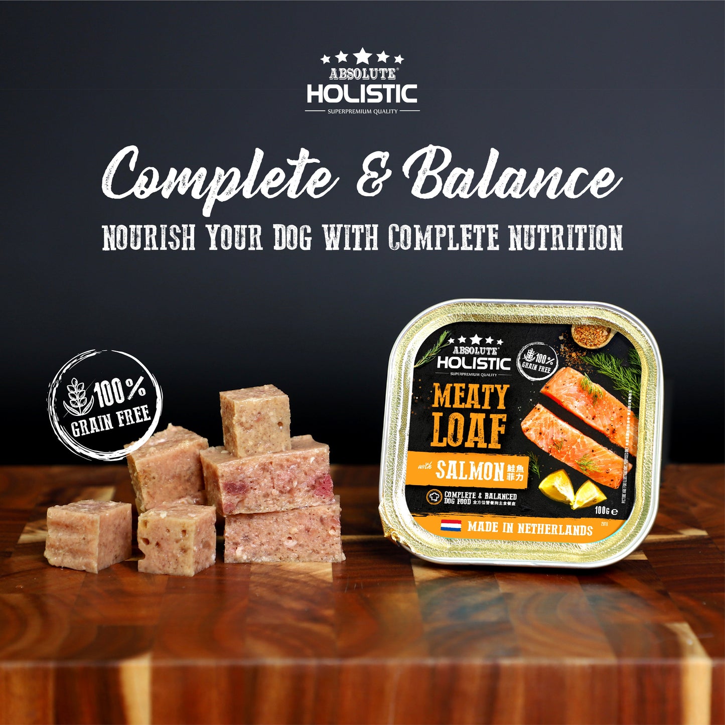 Absolute Holistic Meaty Loaf | Salmon