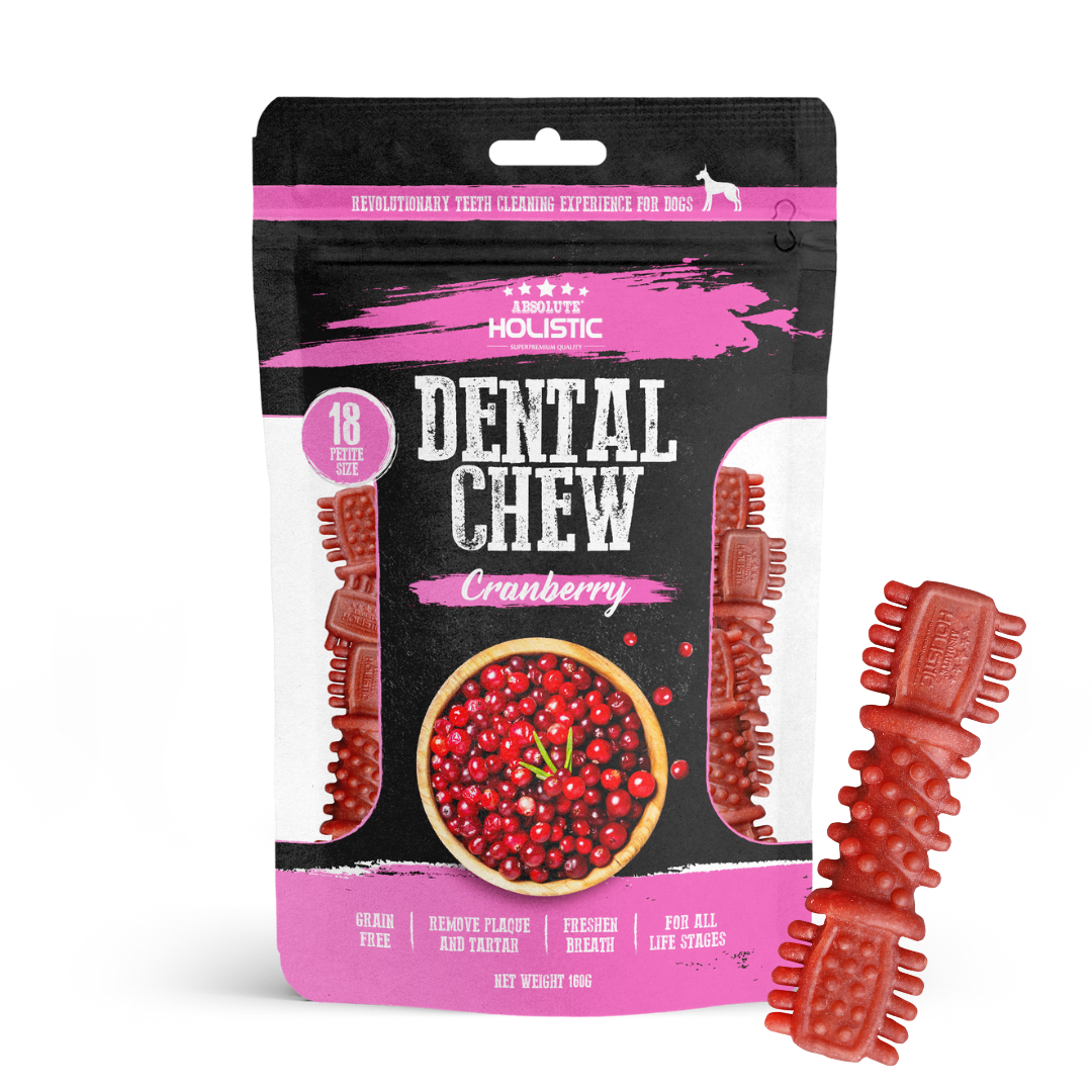 Absolute Holistic Value Pack Dental Chews for Dogs - Cranberry (160g)