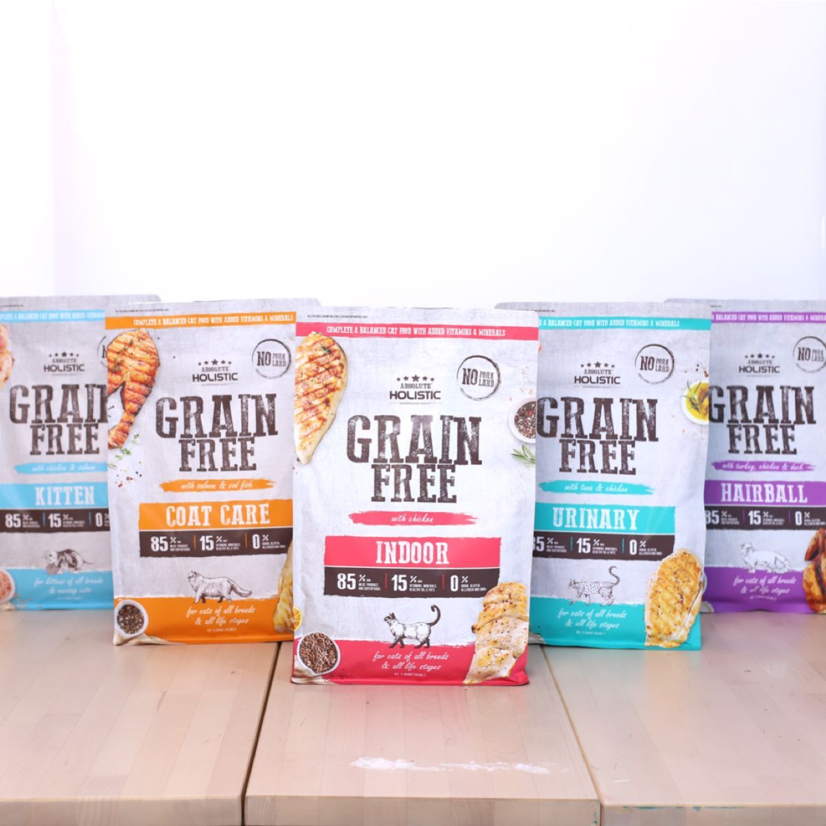 Absolute Holistic Grain Free Dry Cat Food - Indoor (10lbs)