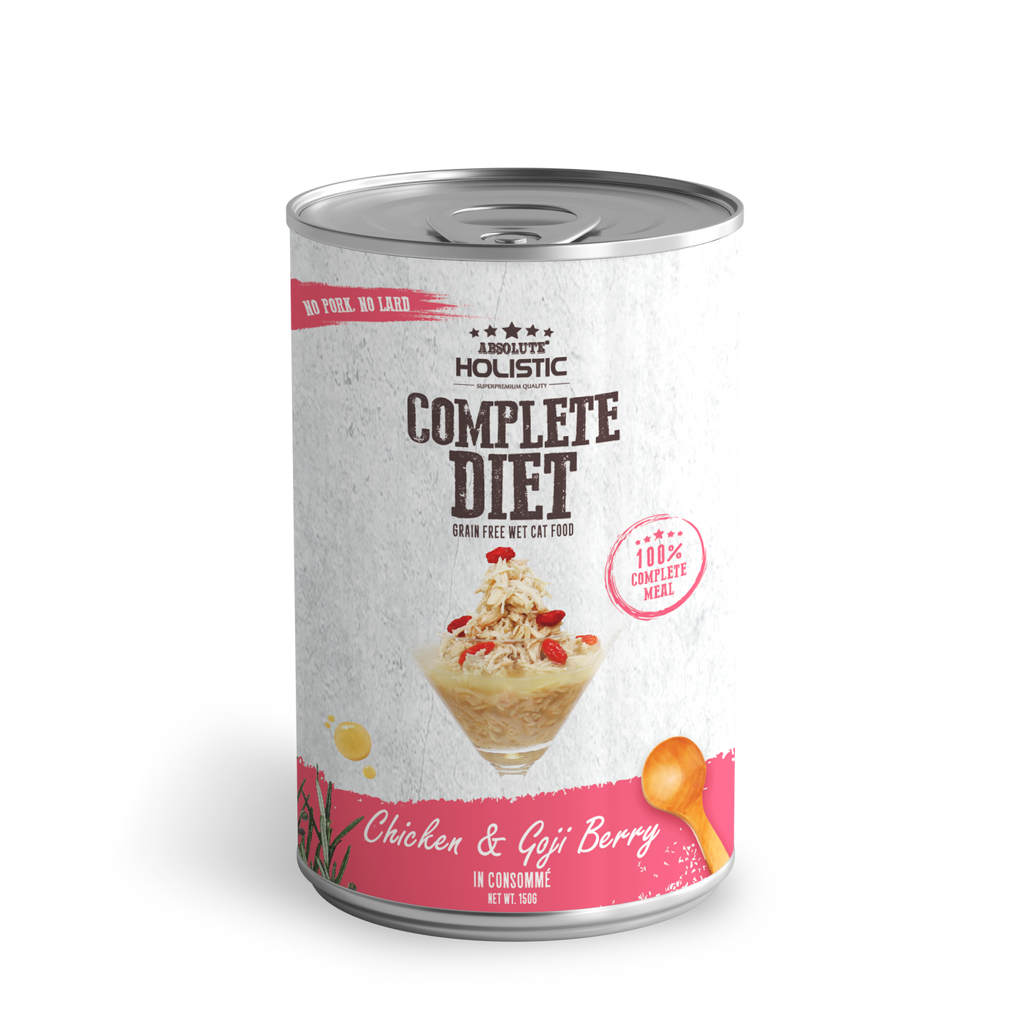 Absolute Holistic Complete Diet for Cats | Chicken & Goji Berry