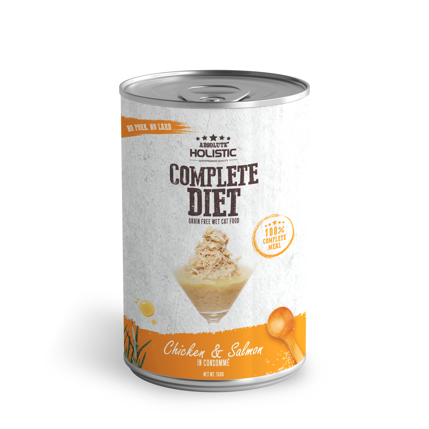 Absolute Holistic Complete Diet for Cats | Chicken & Salmon