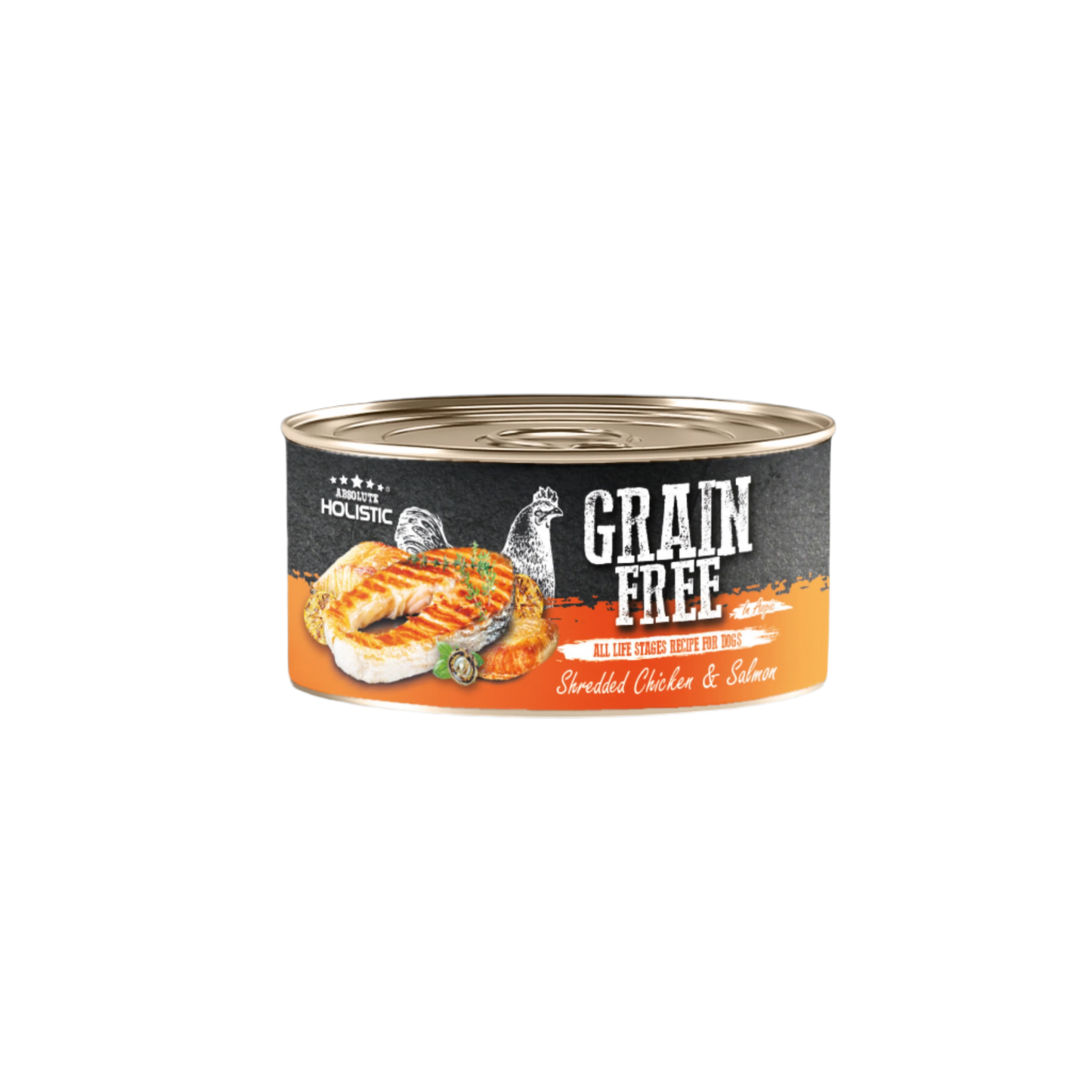 Absolute Holistic Grain Free for Dog | Shredded Chicken & Salmon