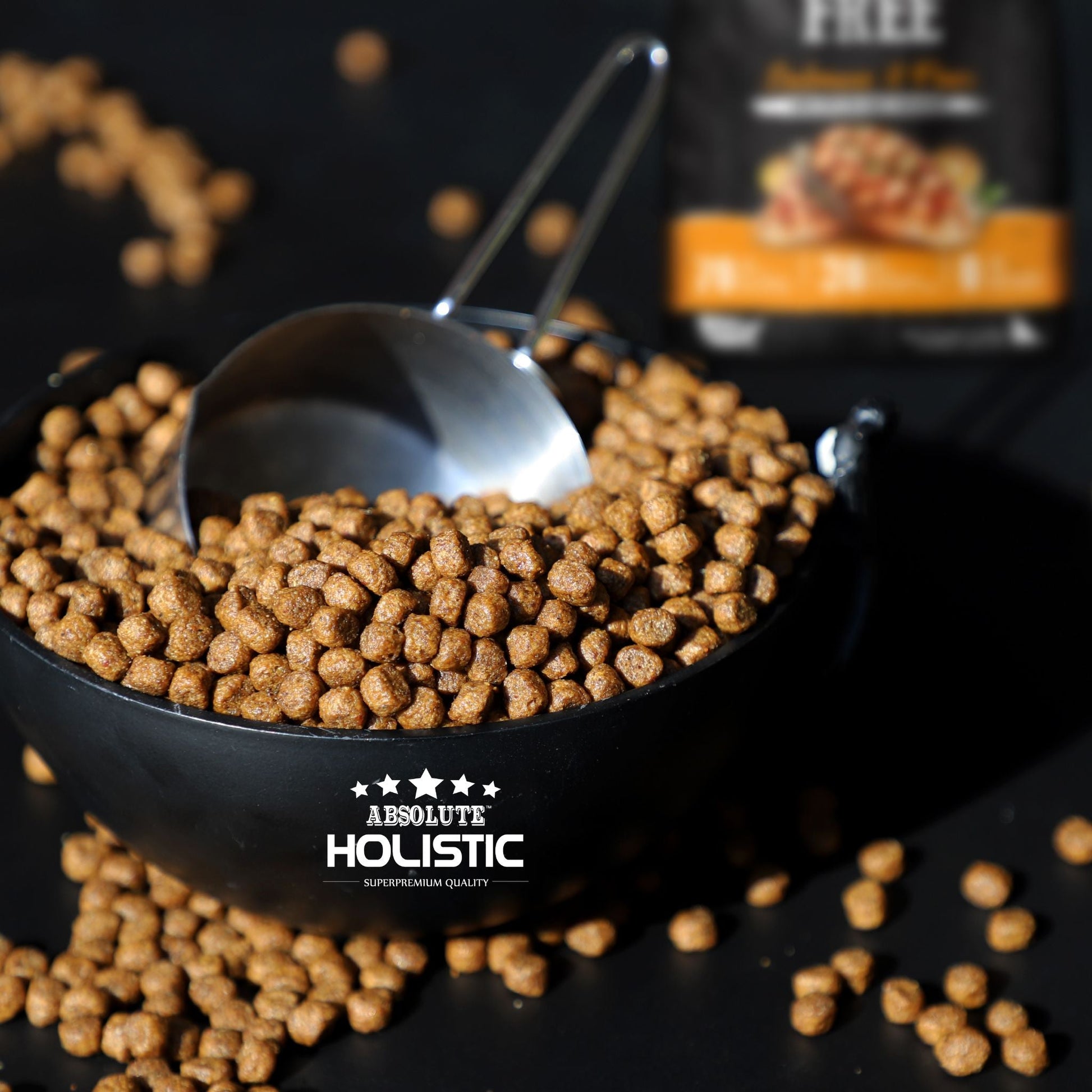 Absolute Holistic Grain Free Dry Dog Food -  Lamb & Peas (22lbs)