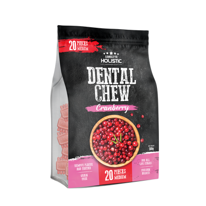 Absolute Holistic Dental Chews Jumbo Pack BOOST | Cranberry