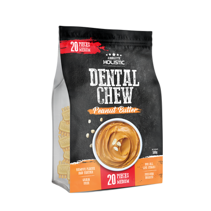 Absolute Holistic Dental Chews Jumbo Pack Boost | Peanut Butter