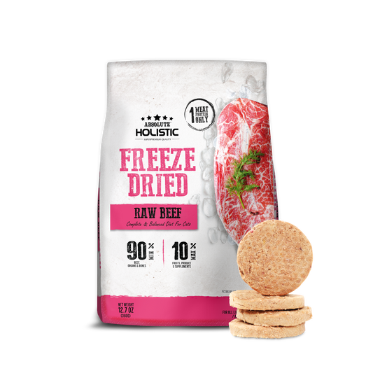 Absolute Holistic Freeze Dried Patties for Cats | Beef