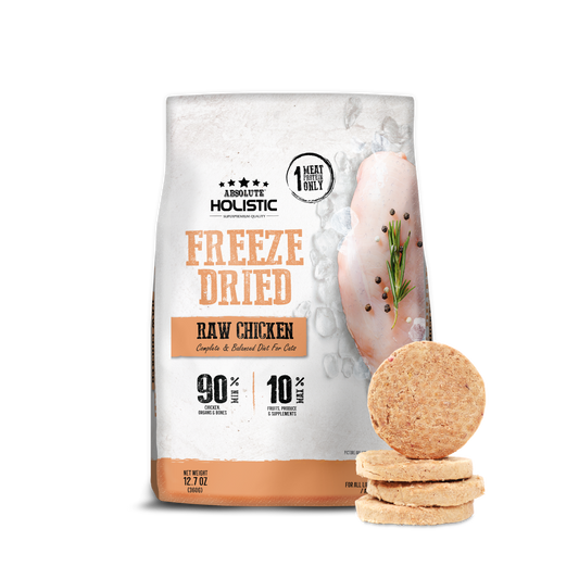 Absolute Holistic Freeze Dried Patties for Cats | Chicken