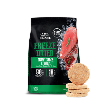 Absolute Holistic Freeze Dried Raw Patties | Lamb & Tuna