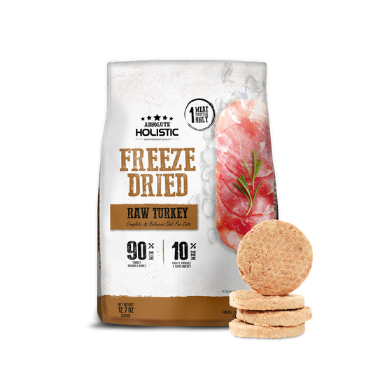 Absolute Holistic Freeze Dried Patties for Cats | Turkey