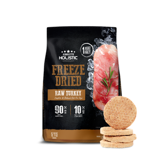 Absolute Holistic Freeze Dried Raw Patties | Turkey