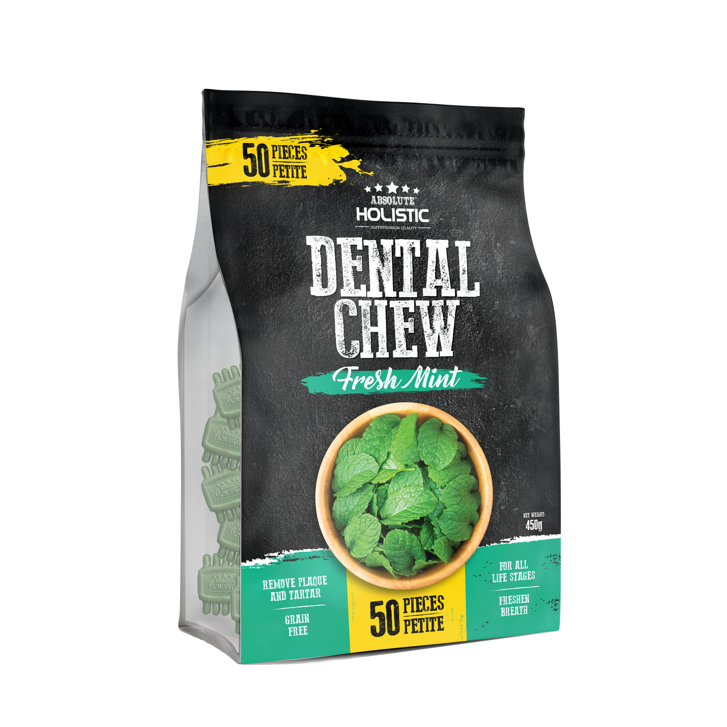 Absolute Holistic Dental Chews Jumbo Pack Boost | Fresh Mint