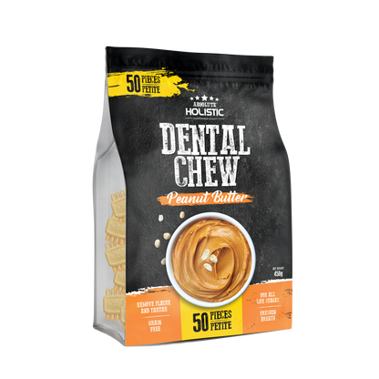 Absolute Holistic Dental Chews Jumbo Pack Boost | Peanut Butter