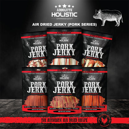 Absolute Holistic Grain Free Dog Treats | Pork Jerky Sushi