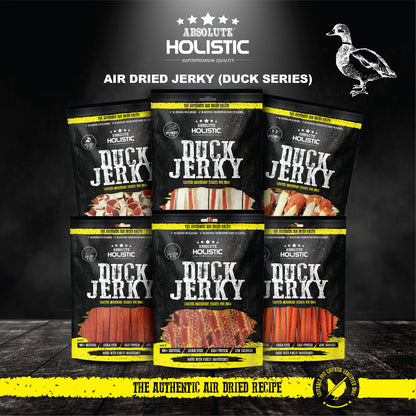 Absolute Holistic Grain Free Dog Treats | Duck Jerky Dumbbell