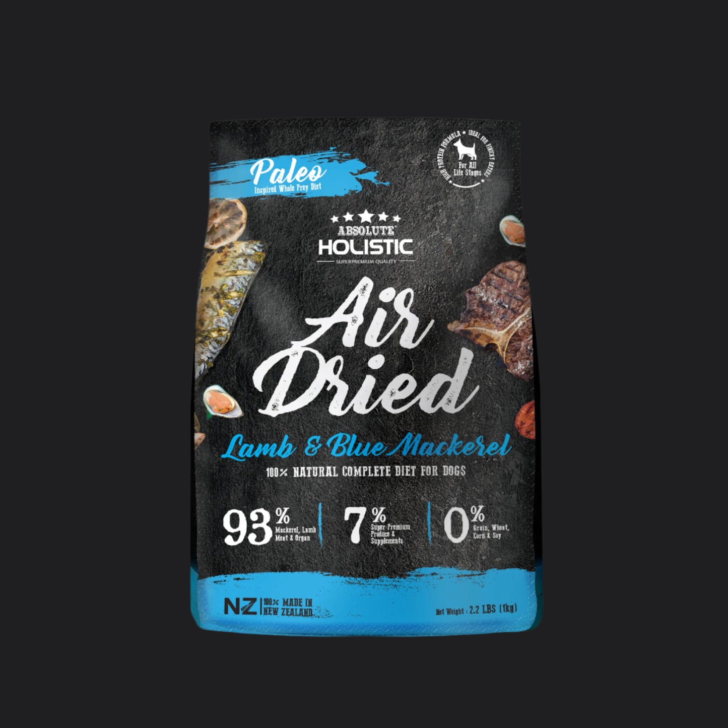 Absolute Holistic Air Dried | Lamb & Blue Mackerel