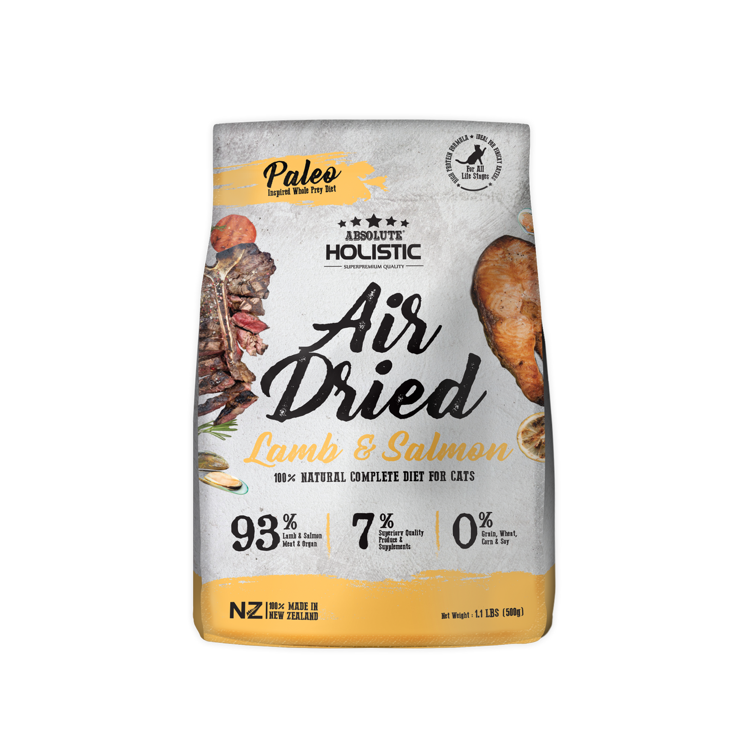Absolute Holistic Air Dried for Cats | Lamb & Salmon