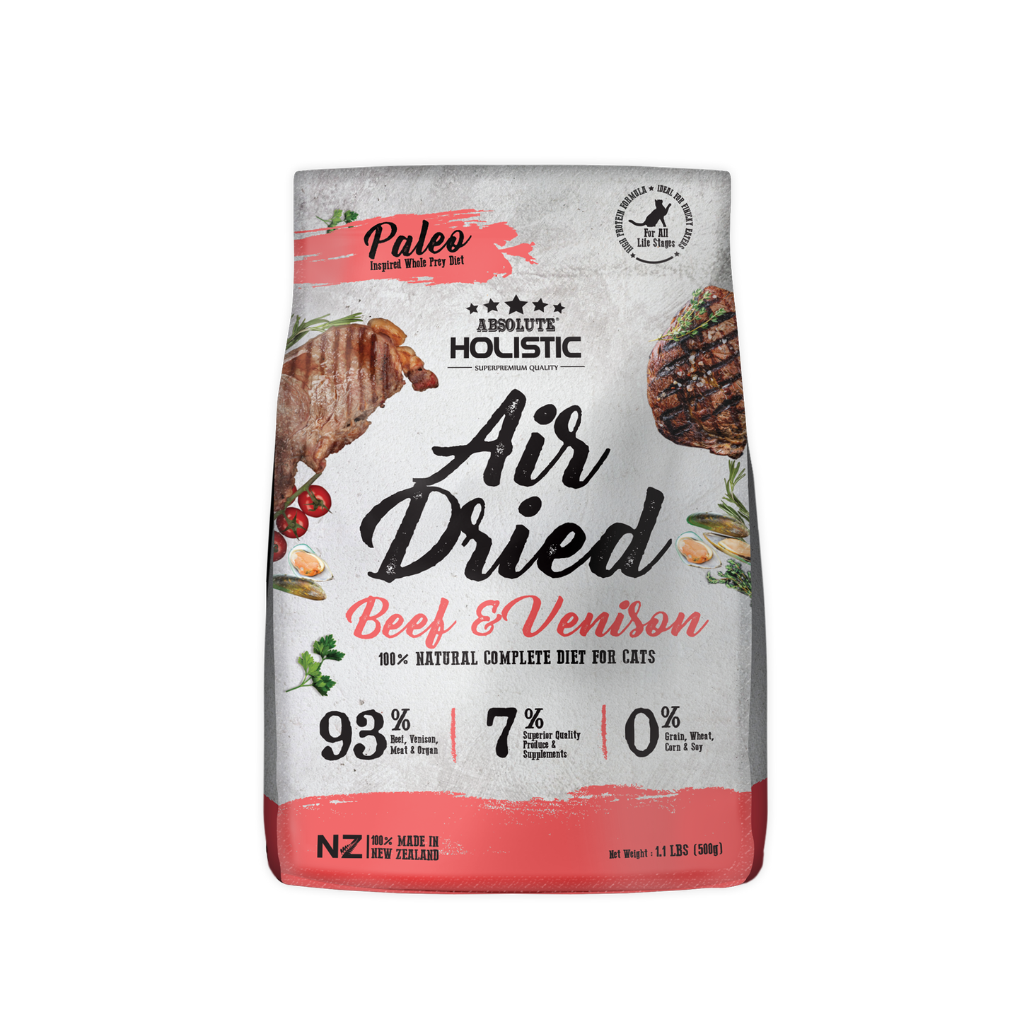 Absolute Holistic Air Dried for Cats | Beef & Venison