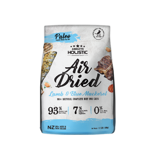 Absolute Holistic Air Dried for Cats | Lamb & Blue Mackerel