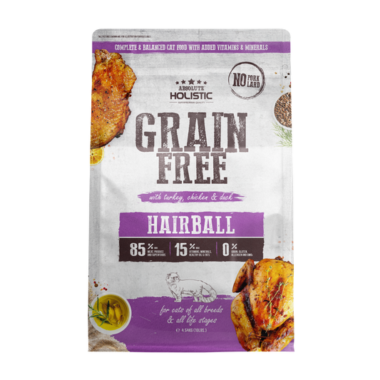 Absolute Holistic Grain Free Kibbles for Cats | Hairball