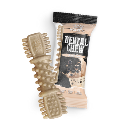 Absolute Holistic Dental Chew for Dogs - Milk Tea (4")