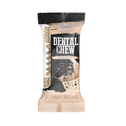 Absolute Holistic Dental Chew for Dogs - Milk Tea (4")