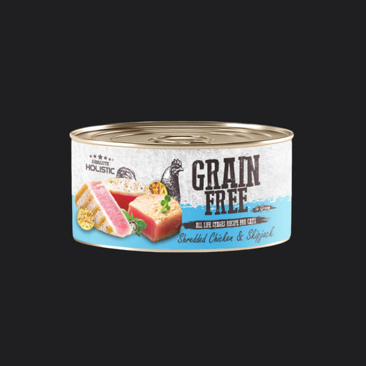 Absolute Holistic Grain Free for Cats | Shredded Chicken & Skipjack