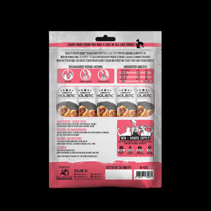 Absolute Holistic Liquid Bisque Treats | Chicken & Fish Roe Bisque