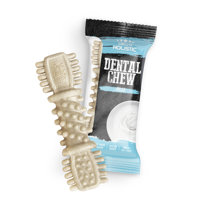Absolute Holistic Dental Chew for Dogs - Milk (4")