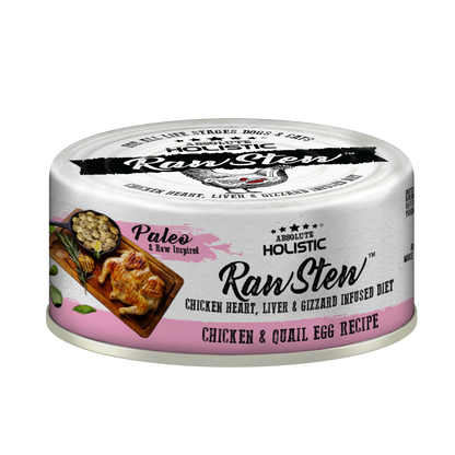 Absolute Holistic Raw Stew | Chicken & Quail Egg