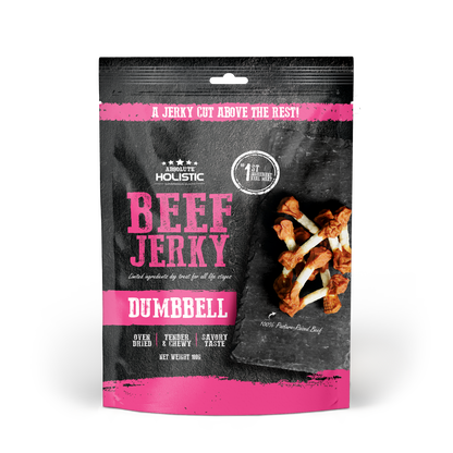 Absolute Holistic Grain Free Dog Treats | Beef Jerky Dumbbell