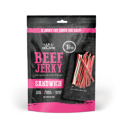Absolute Holistic Grain Free Dog Treats - Beef Jerky Sandwich