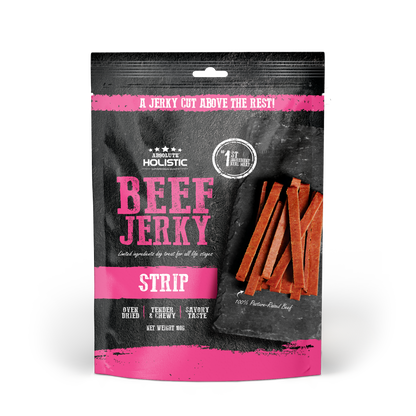 Absolute Holistic Grain Free Dog Treats | Beef Jerky Loin Strip