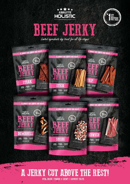 Absolute Holistic Grain Free Dog Treats - Beef Jerky Sandwich