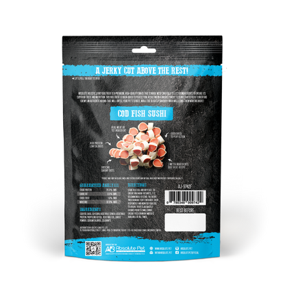 Absolute Holistic Grain Free Treats for Dog - Codfish Jerky Sushi (100g)