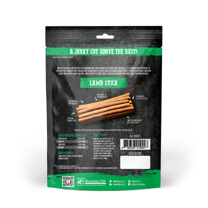 Absolute Holistic Grain Free Treats for Dog - Lamb Jerky Loin Stick (100g)
