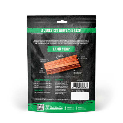 Absolute Holistic Grain Free Treats for Dog - Lamb Jerky Loin Strip (100g)