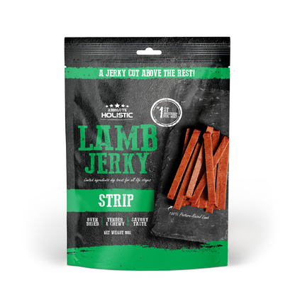 Absolute Holistic Grain Free Dog Treats | Lamb Jerky Loin Strip