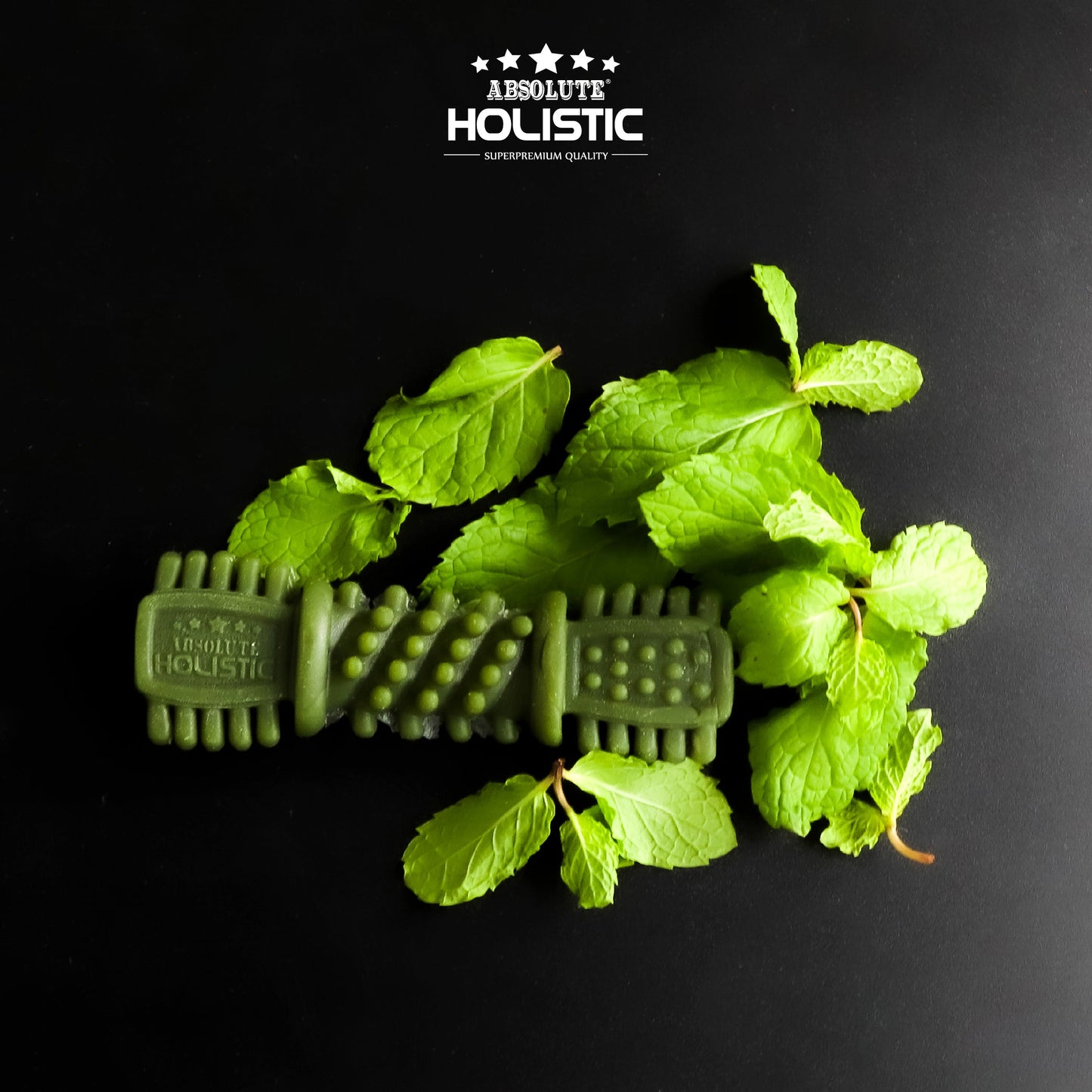 Absolute Holistic Dental Chew for Dogs - Fresh Mint (4")