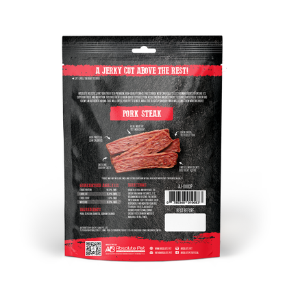 Absolute Holistic Grain Free Treats for Dog - Pork Jerky Steak (100g)